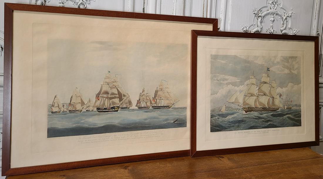 19th Century Framed English Lithographs (1 of 7)