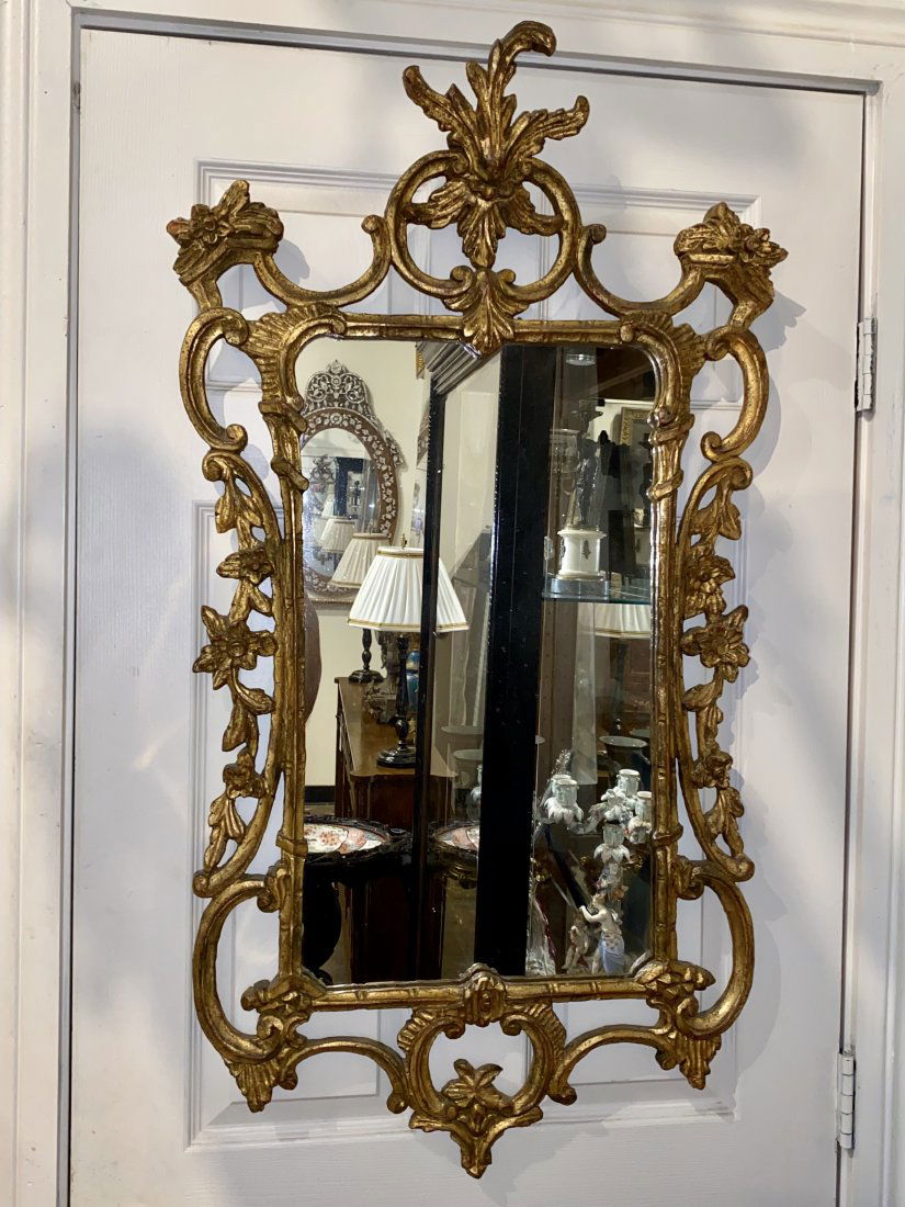 Italian Rococo Style Gilt Mirror (1 of 5)