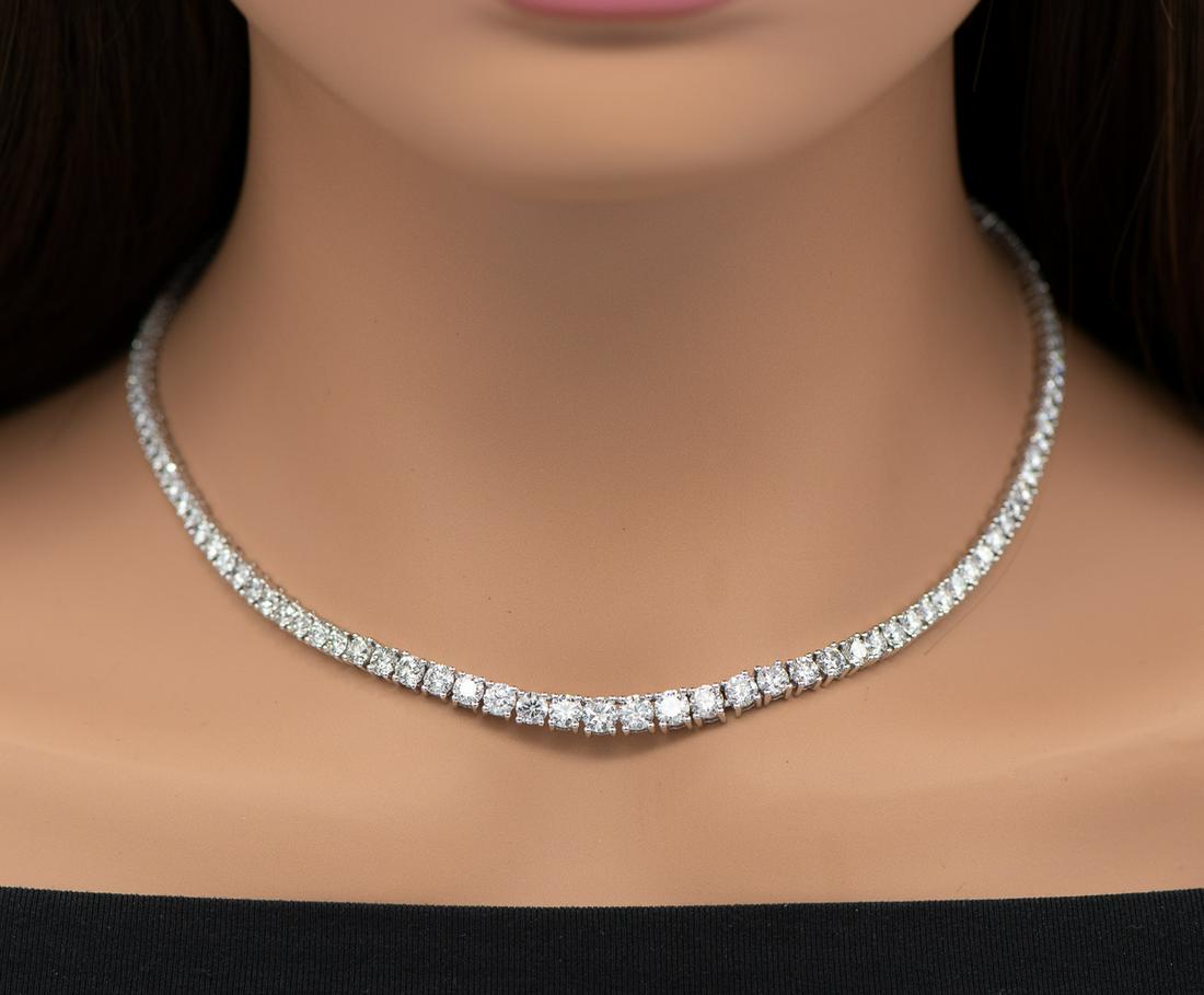 Diamond Tennis Necklace (1 of 18)