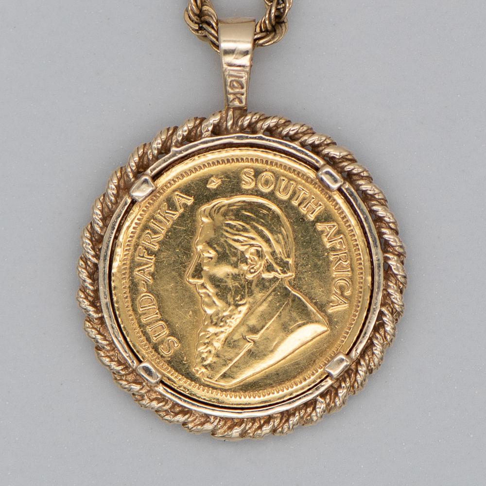 Krugerrand 1/10 Oz As Necklace (1 of 11)
