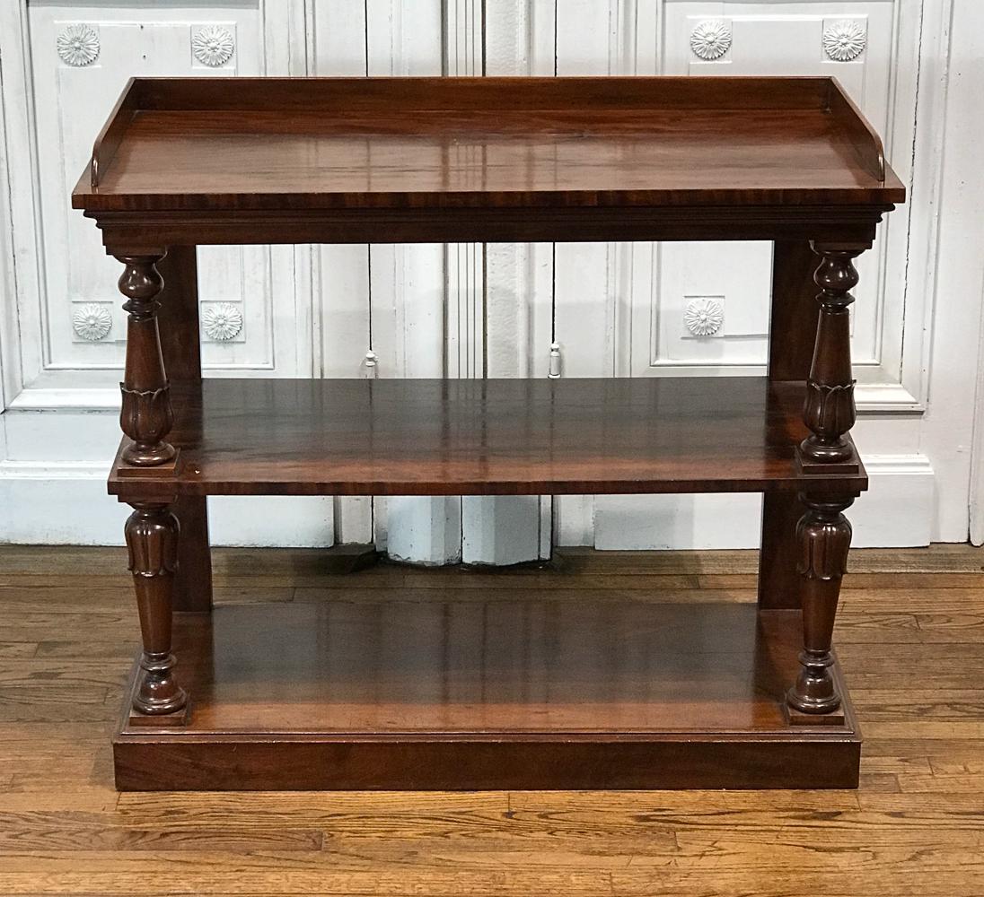William IV Mahogany Trolley Server (1 of 9)