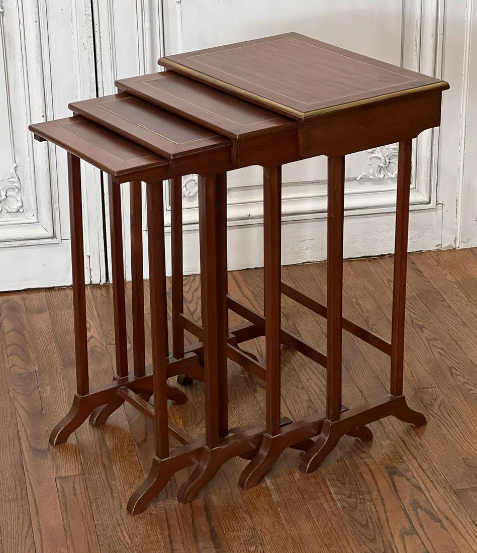 Quarteto Edwardian Mahogany Nesting Side Tables (1 of 14)