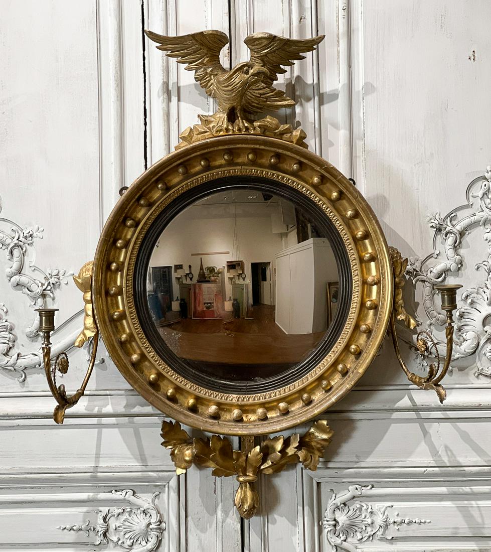 Regency Bullseye Girandole Mirror (1 of 10)