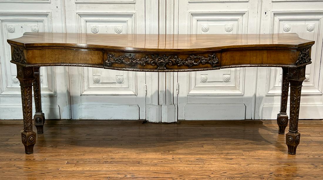 Large George III Style Mahogany Sideboard (1 of 15)