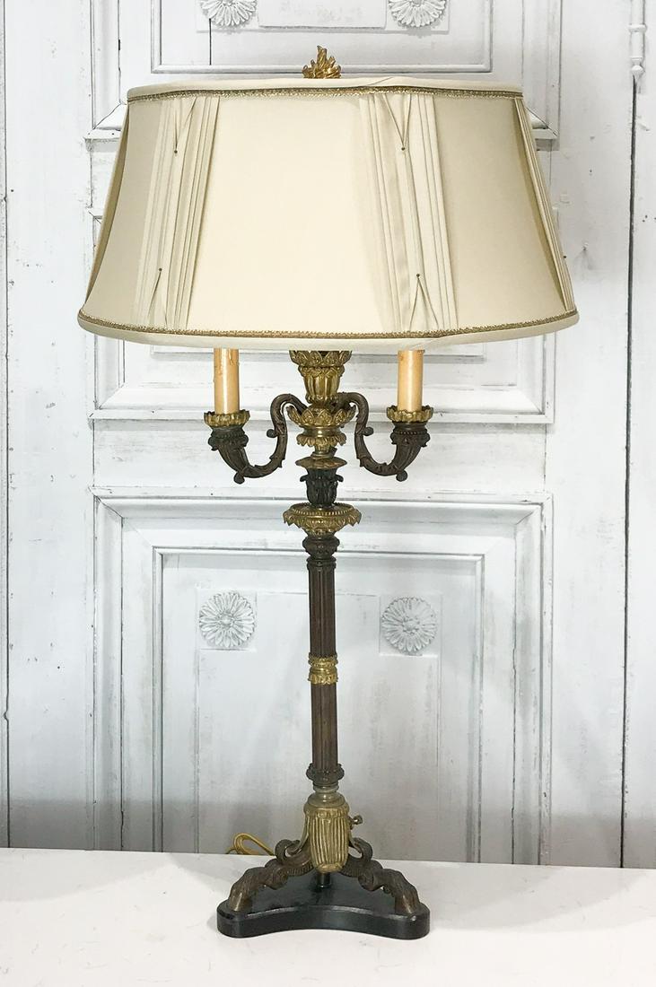 Regency Parcel Gilt Bronze Table Lamp (1 of 6)
