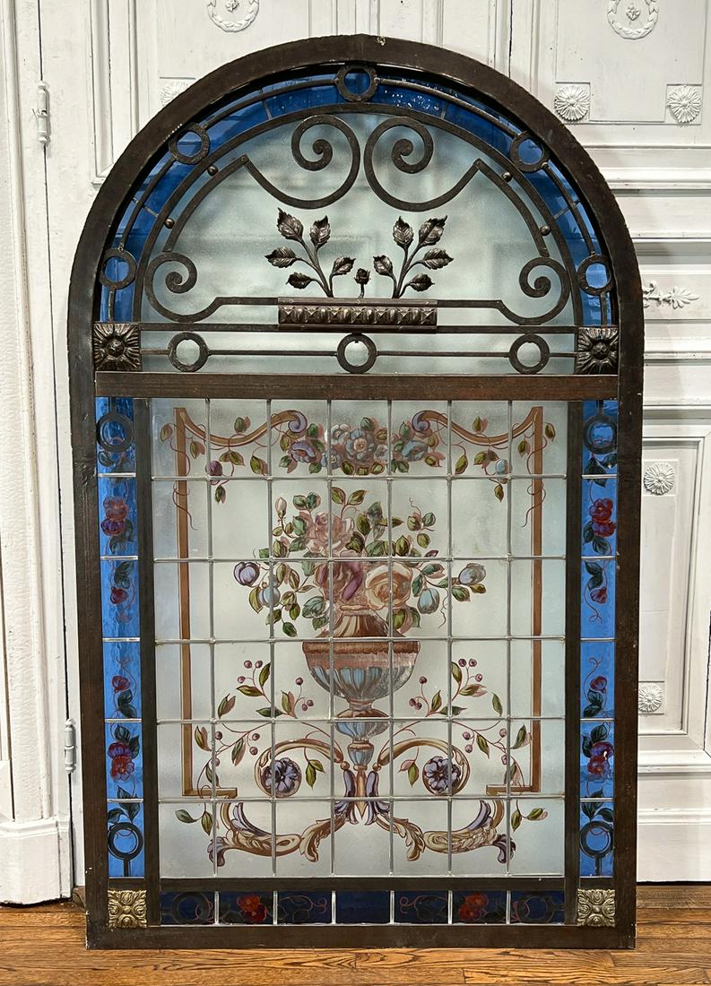 Beaux Arts Stained Glass Architectural Window (1 of 14)
