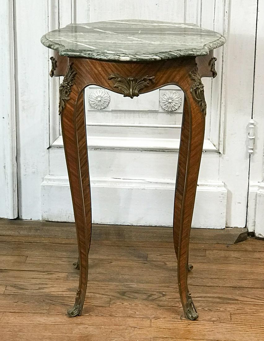 Louis XV Style Gilt Bronze Mounted Lamp Table (1 of 10)
