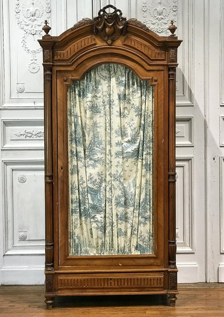 Beaux Arts Walnut Armoire (1 of 13)