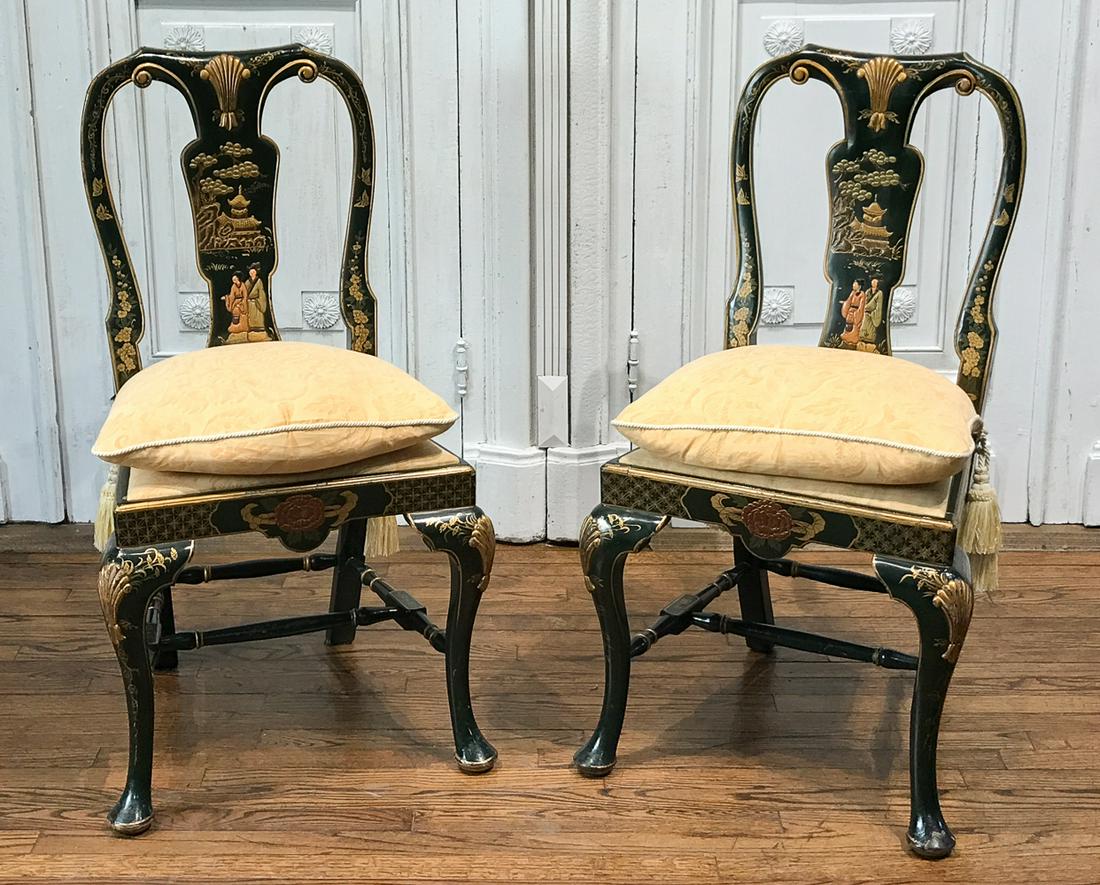 Pair Vintage Georgian Furniture Co. Side Chairs (1 of 6)