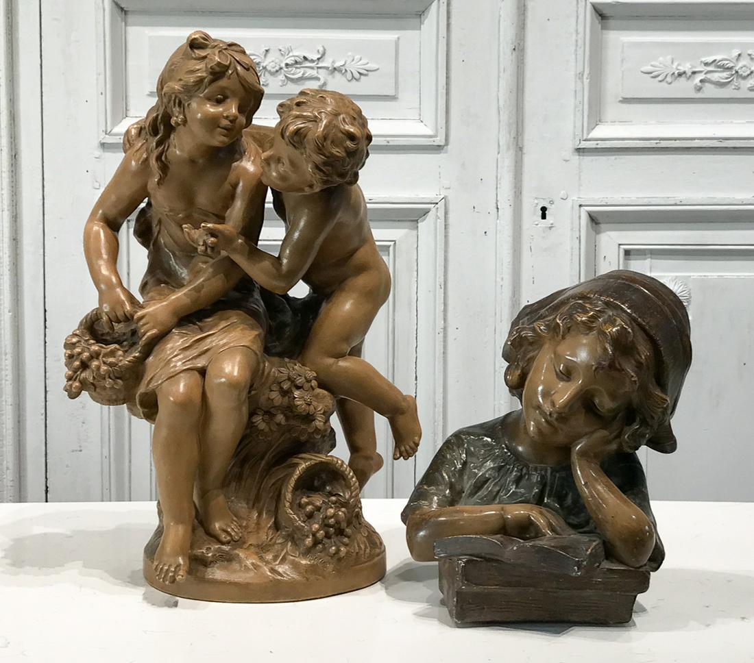 Two Italian Terracotta Sculptures Of Children (1 of 11)