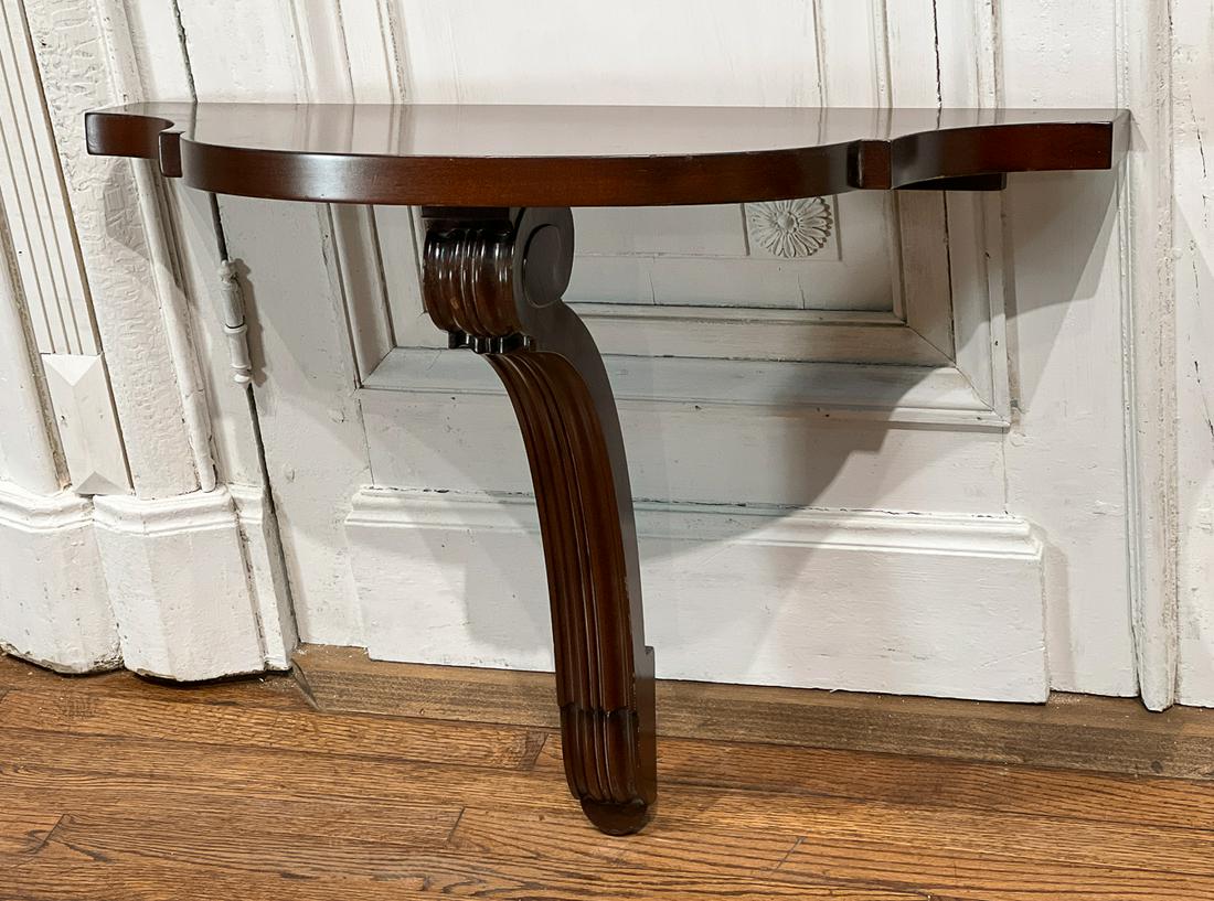 Regency Style Mahogany Console Bracket Shelf (1 of 7)