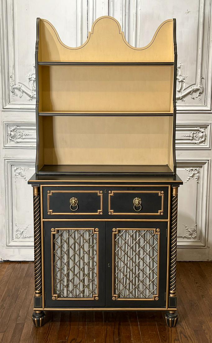 Mario Buatta For John Widdicomb Etagere Cabinet (1 of 12)