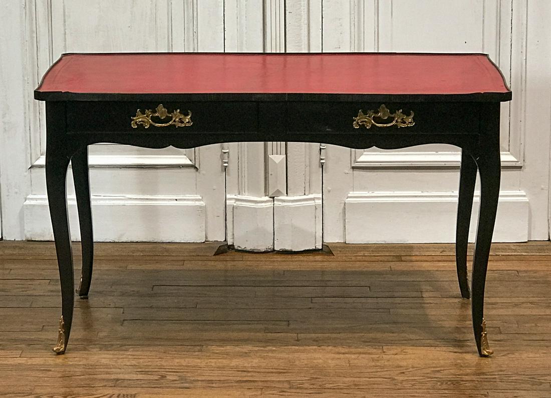 Jacque Bodart Black Lacquer Bureau Plat Desk (1 of 8)