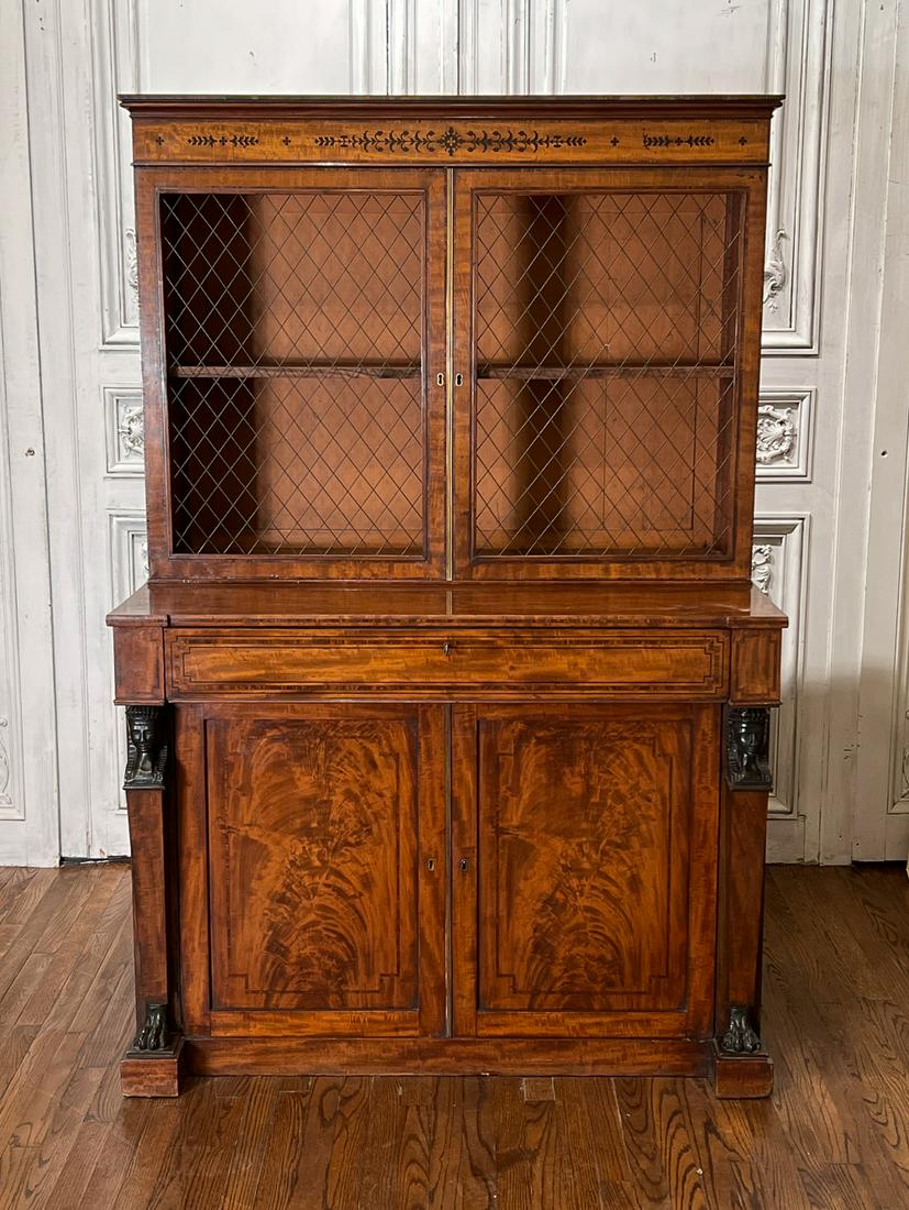 American Classical Mahogany Butler's Secretary (1 of 16)