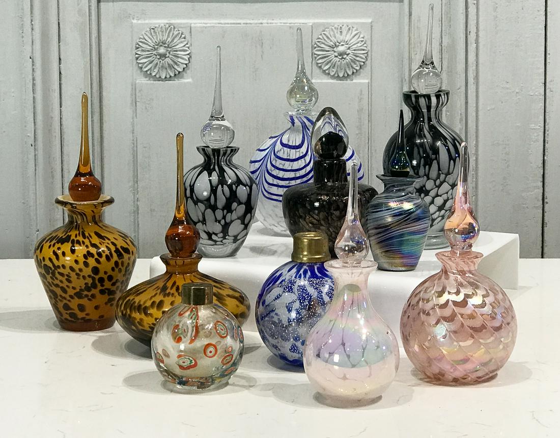 Eleven Studio Blown Glass Perfume Bottles (1 of 8)