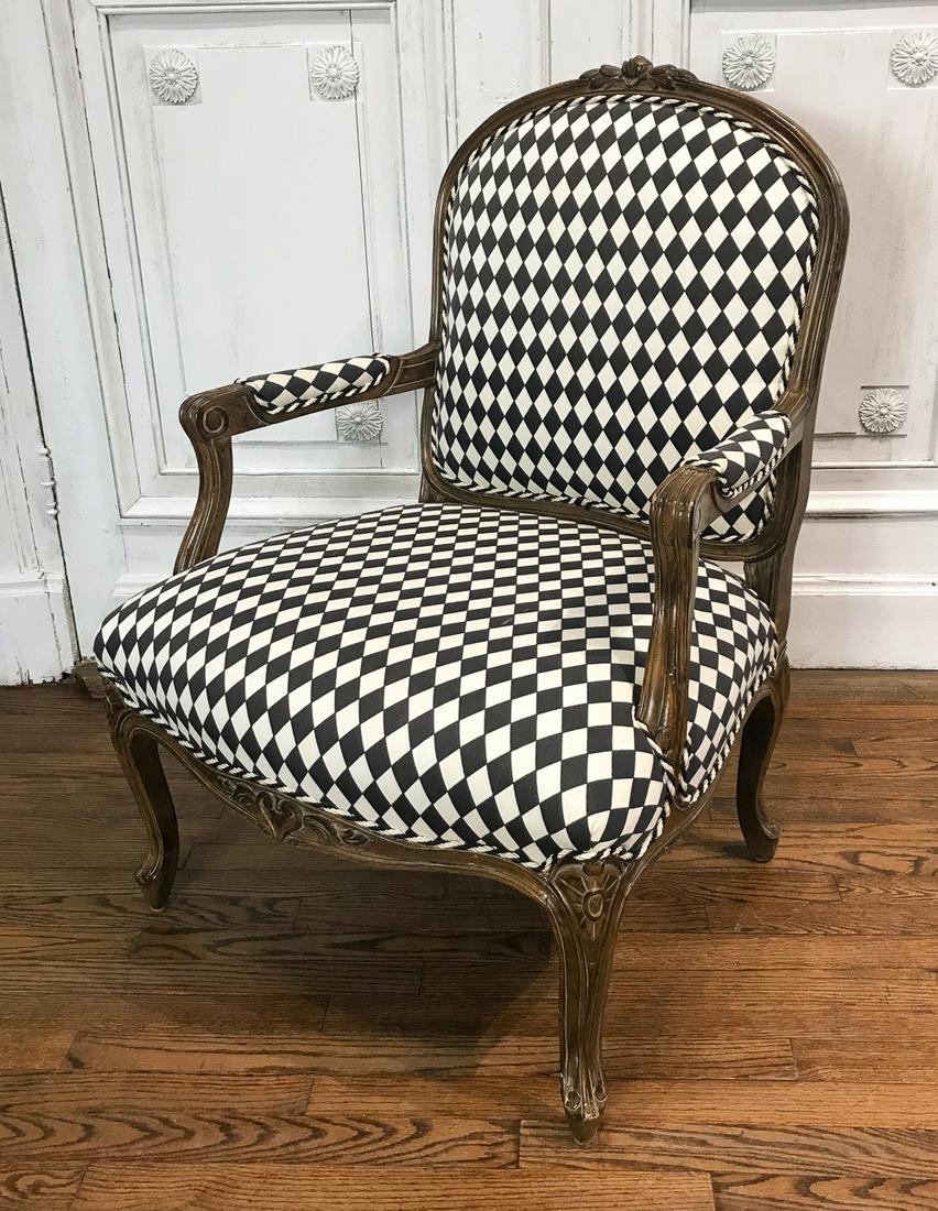 Louis XV Style Fauteuil Armchair (1 of 4)