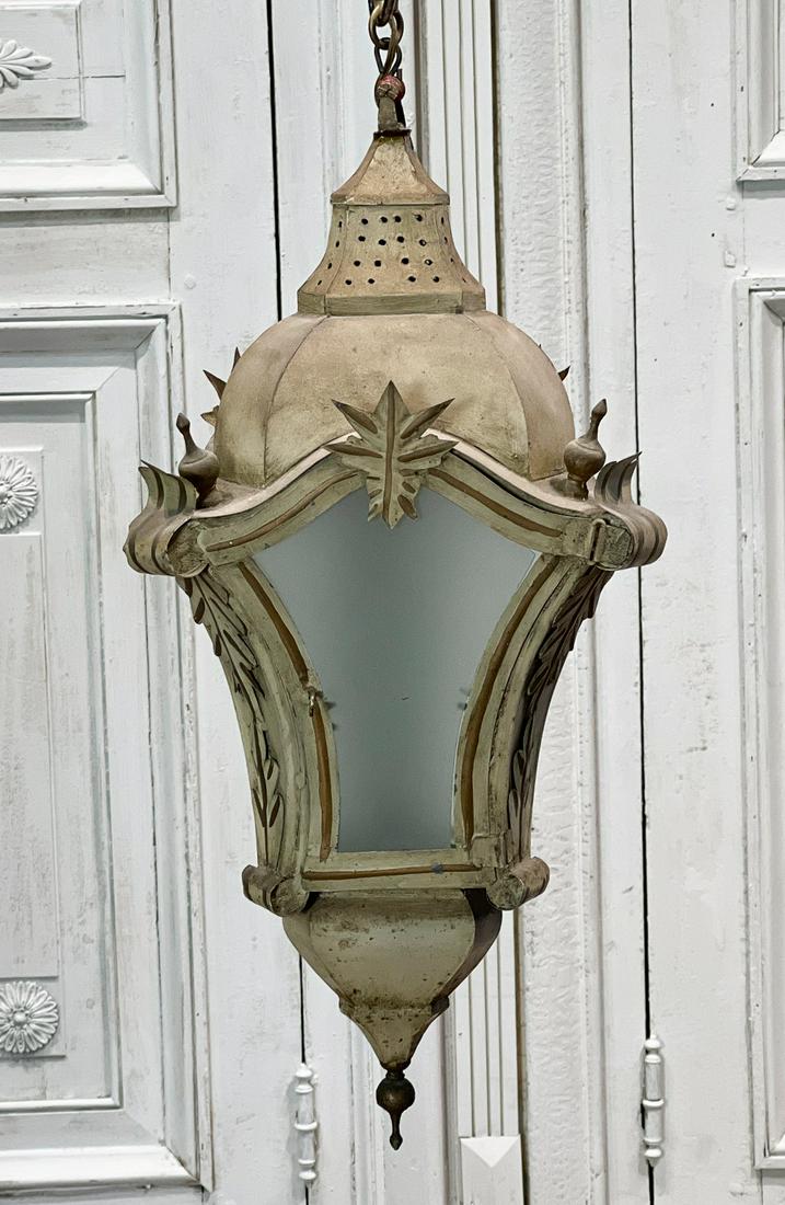 Small Rococo Style Tole Lantern (1 of 9)
