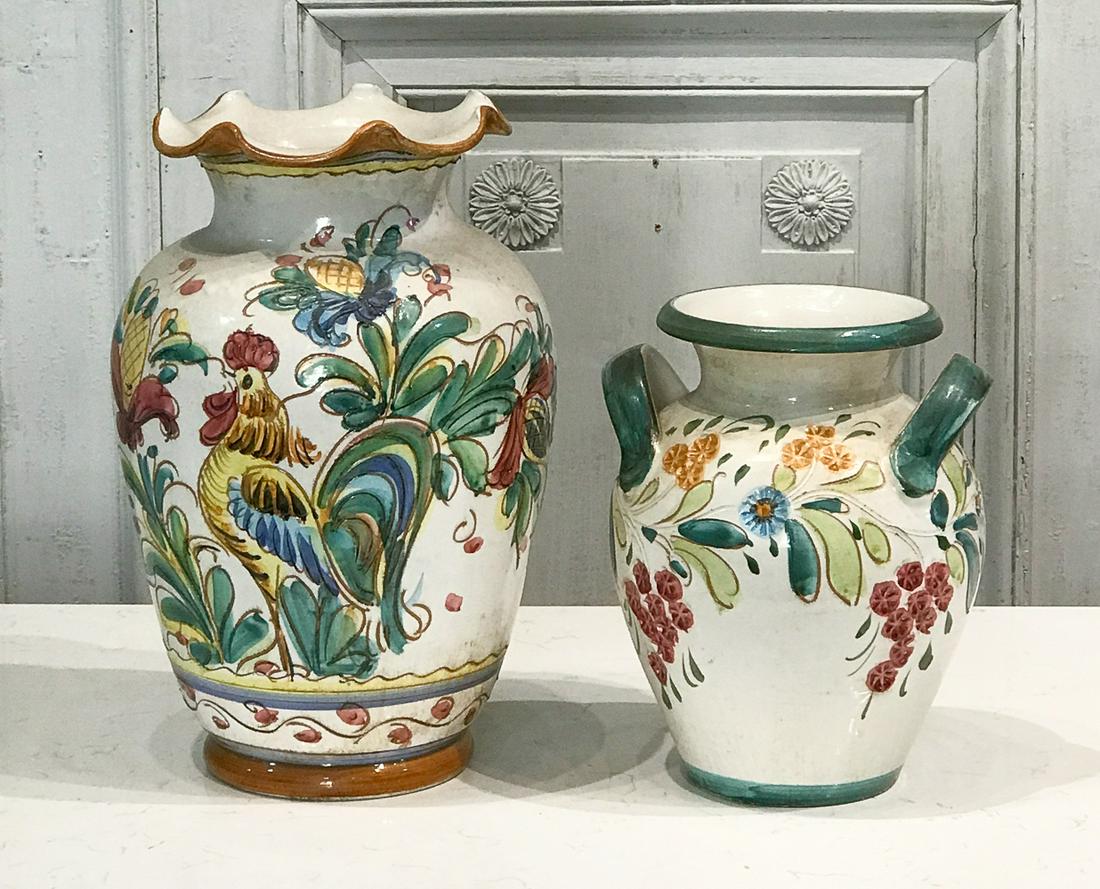 Italian Majolica Vase And Urn (1 of 7)
