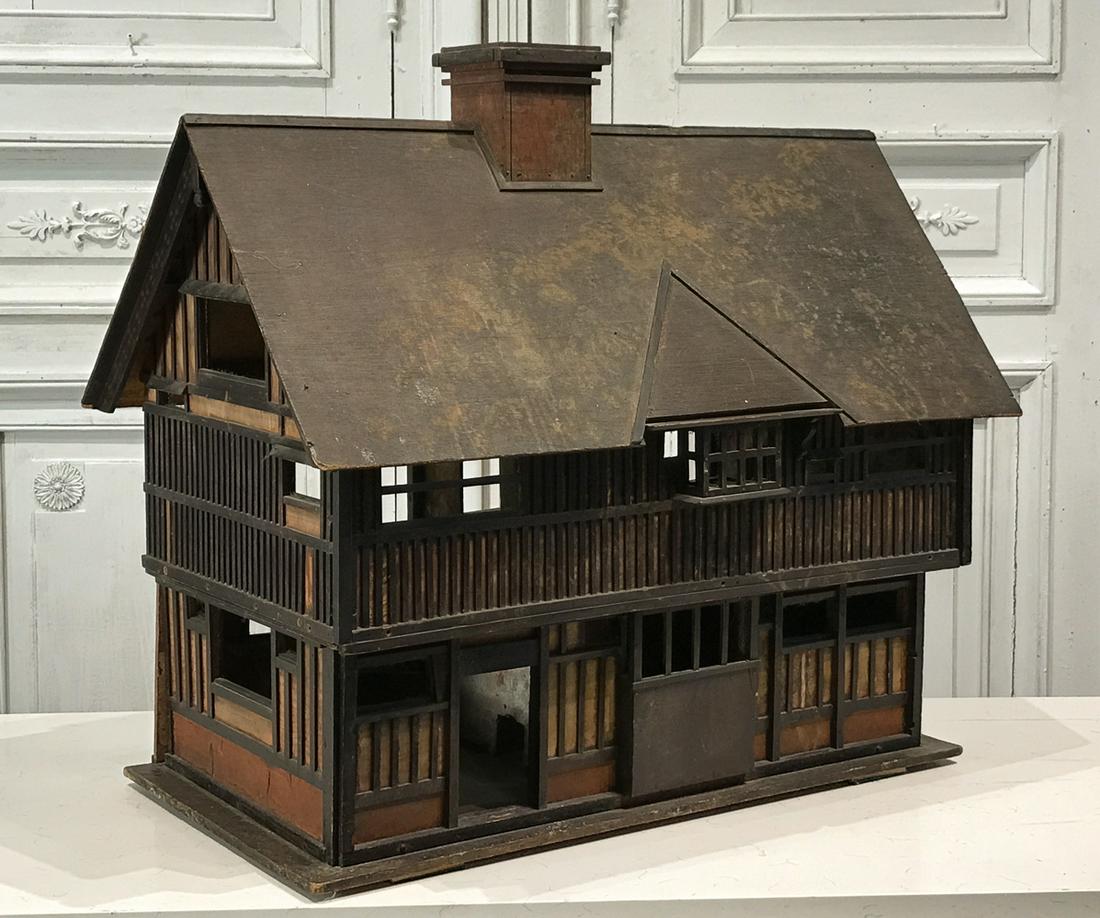 German Or Swiss Miniature Doll House (1 of 8)