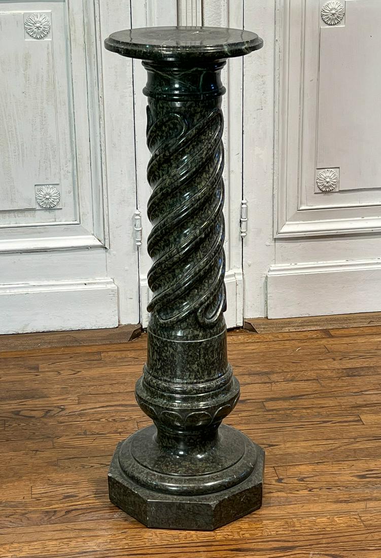 Continental Green Marble Pedestal (1 of 10)