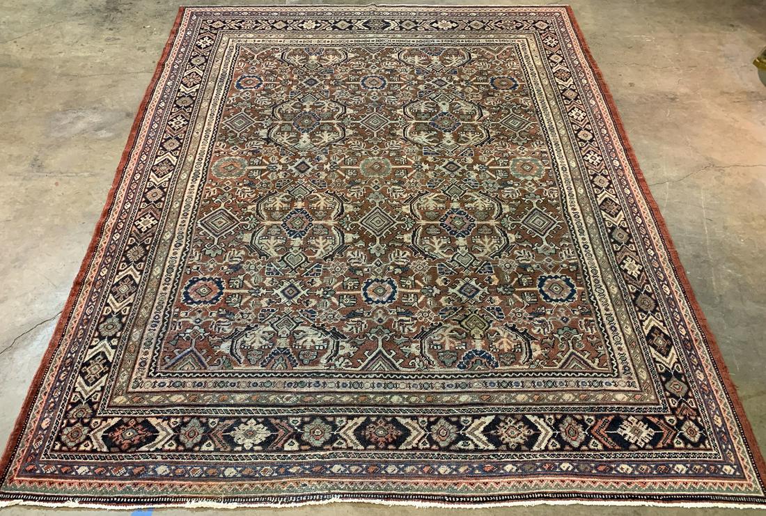 Persian Mahal Hand Knotted Wool Carpet (1 of 10)