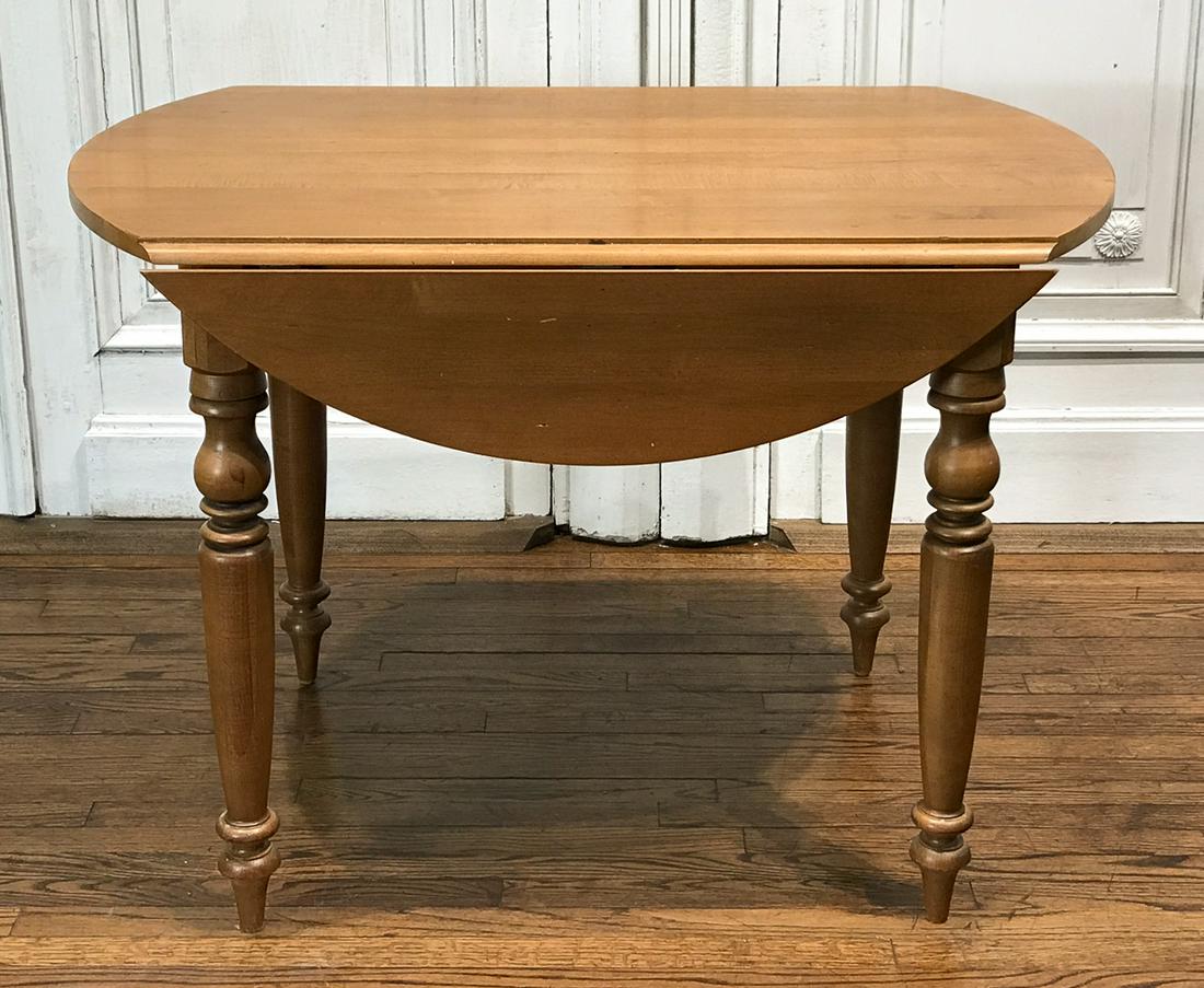 Ethan Allen Hardwood Drop Leaf Table (1 of 5)
