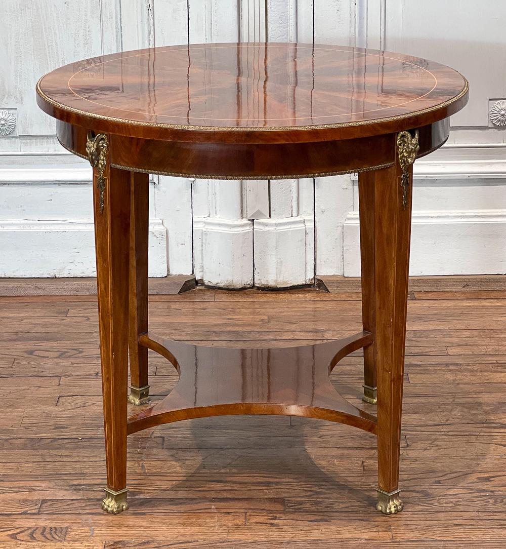 Empire Style Mahogany Center Table (1 of 12)