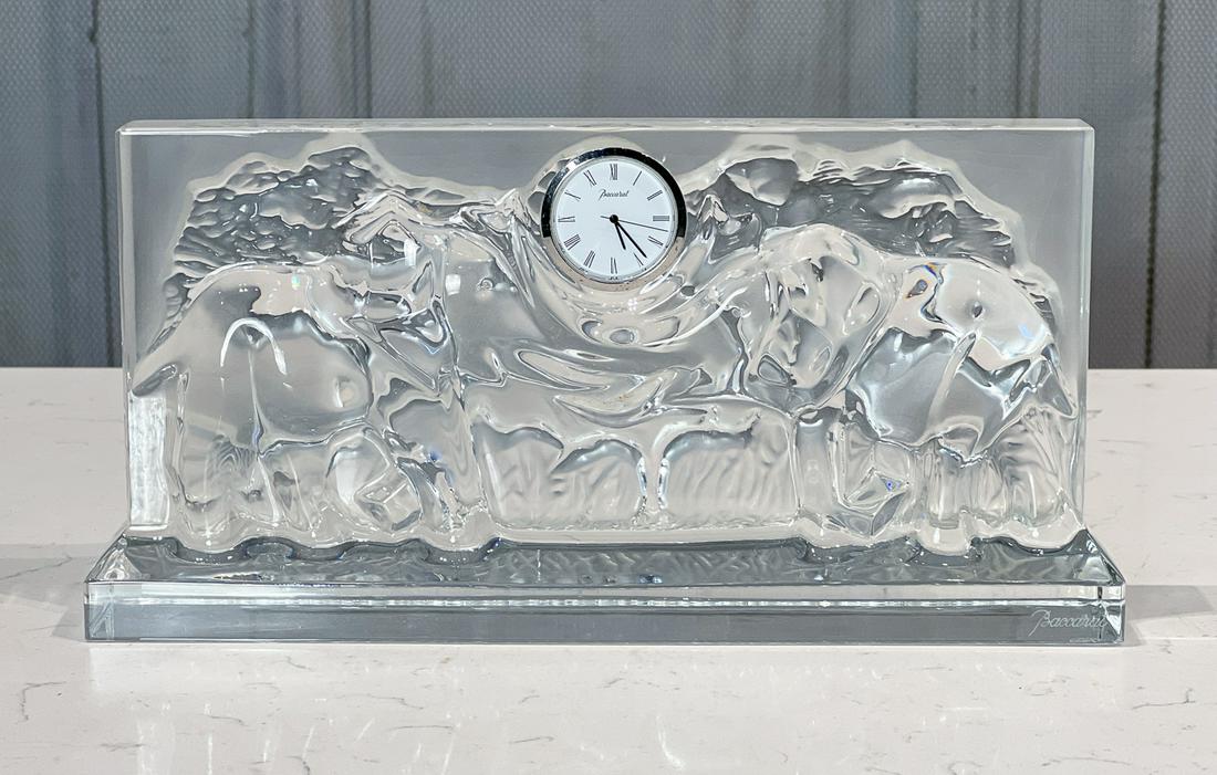 Baccarat Safari Elephants Clock (1 of 16)