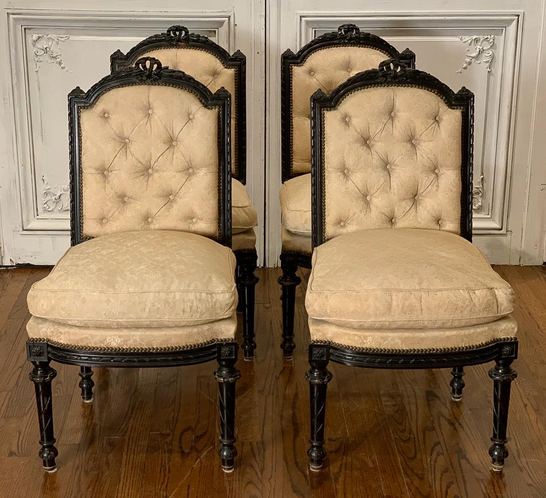 Set Of 4 French Napoleon III Style Chairs (1 of 14)