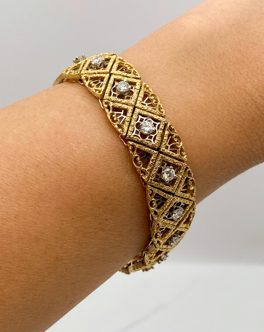 Buccellati Diamond And 18k Bracelet (1 of 3)