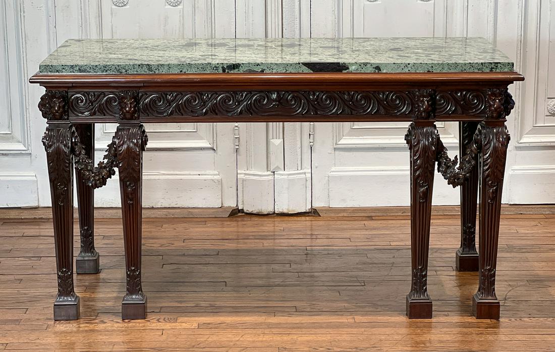 Irish Regency Style Mahogany Console Table (1 of 12)