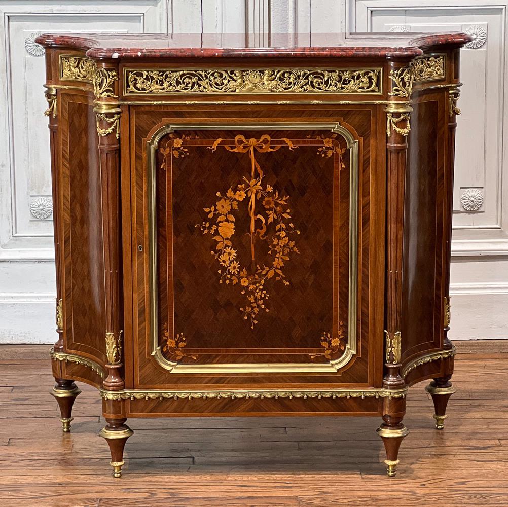 Napoleon III Inlaid And Gilt Bronze Cabinet (1 of 15)