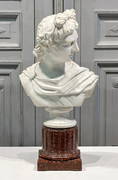 Carrara White Marble Bust Of Apollo (1 of 15)
