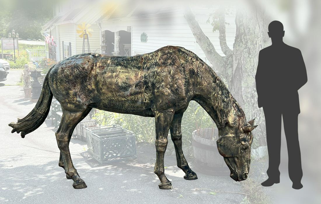 Life-Size Bronze Horse Sculpture (1 of 19)