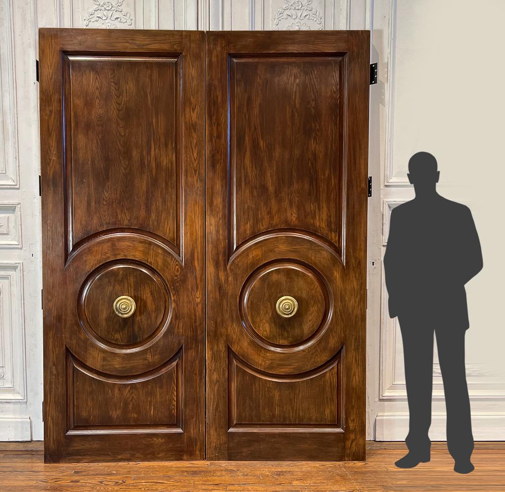 Pair Walnut Library Doors (1 of 12)