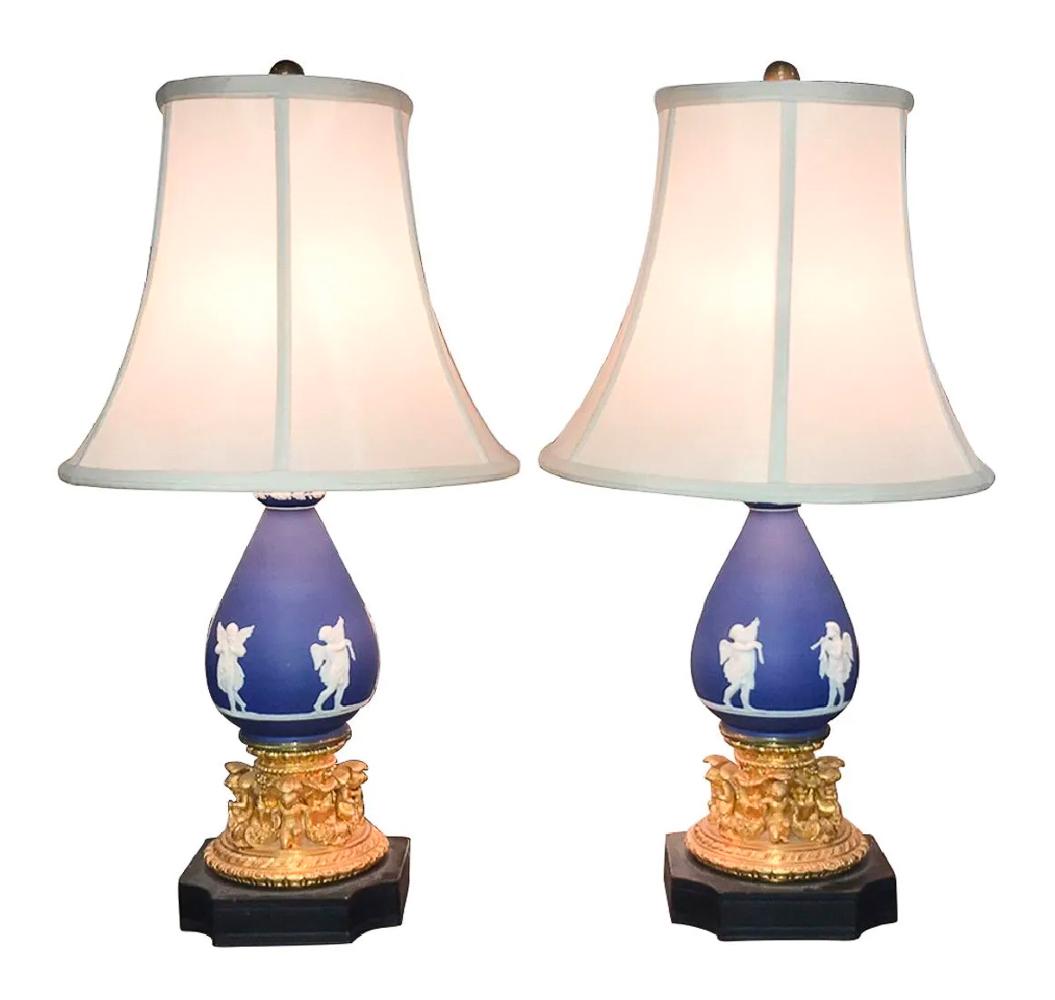 French Dore Bronze And Wedgewood Urns (1 of 5)