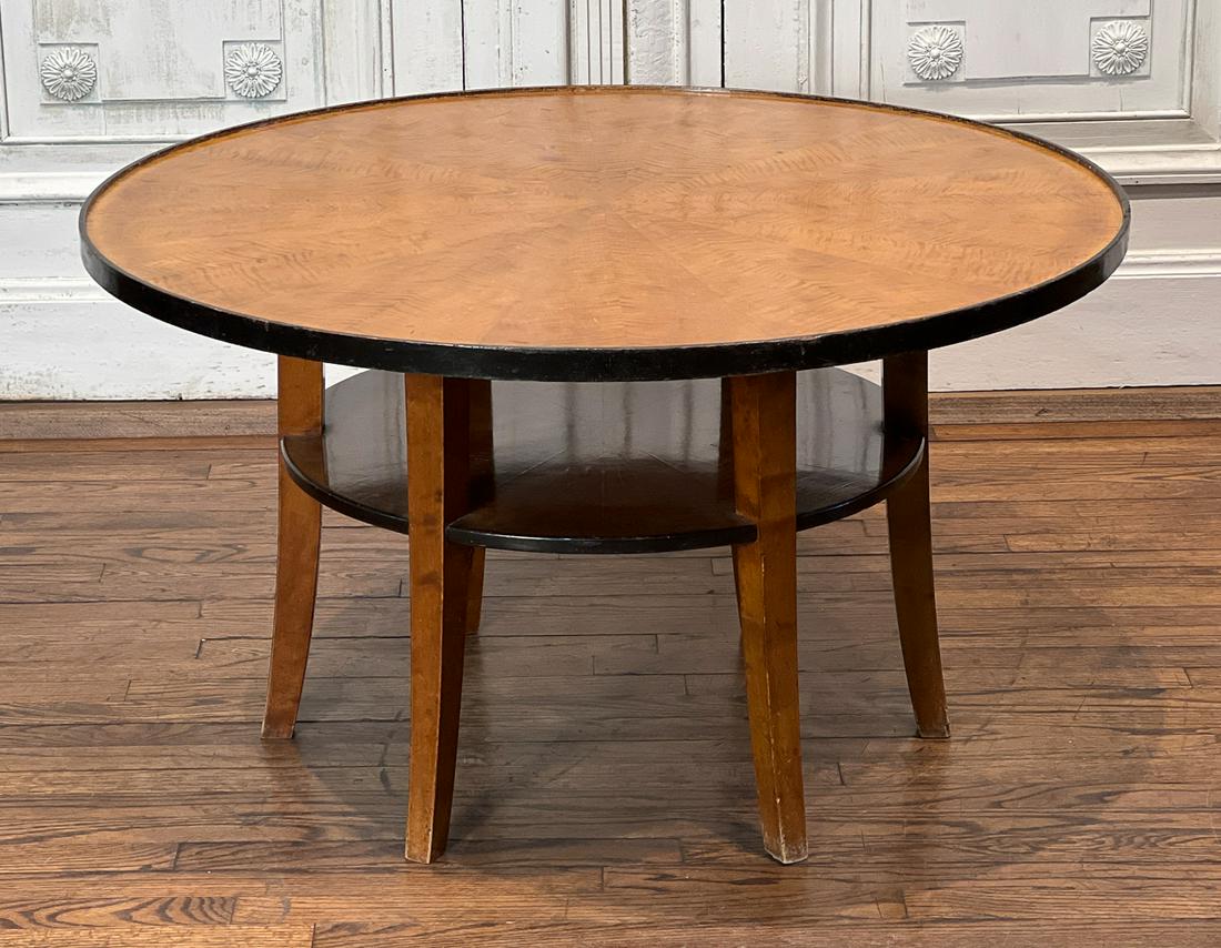 Modern Maple Black Paint Cocktail Table (1 of 10)