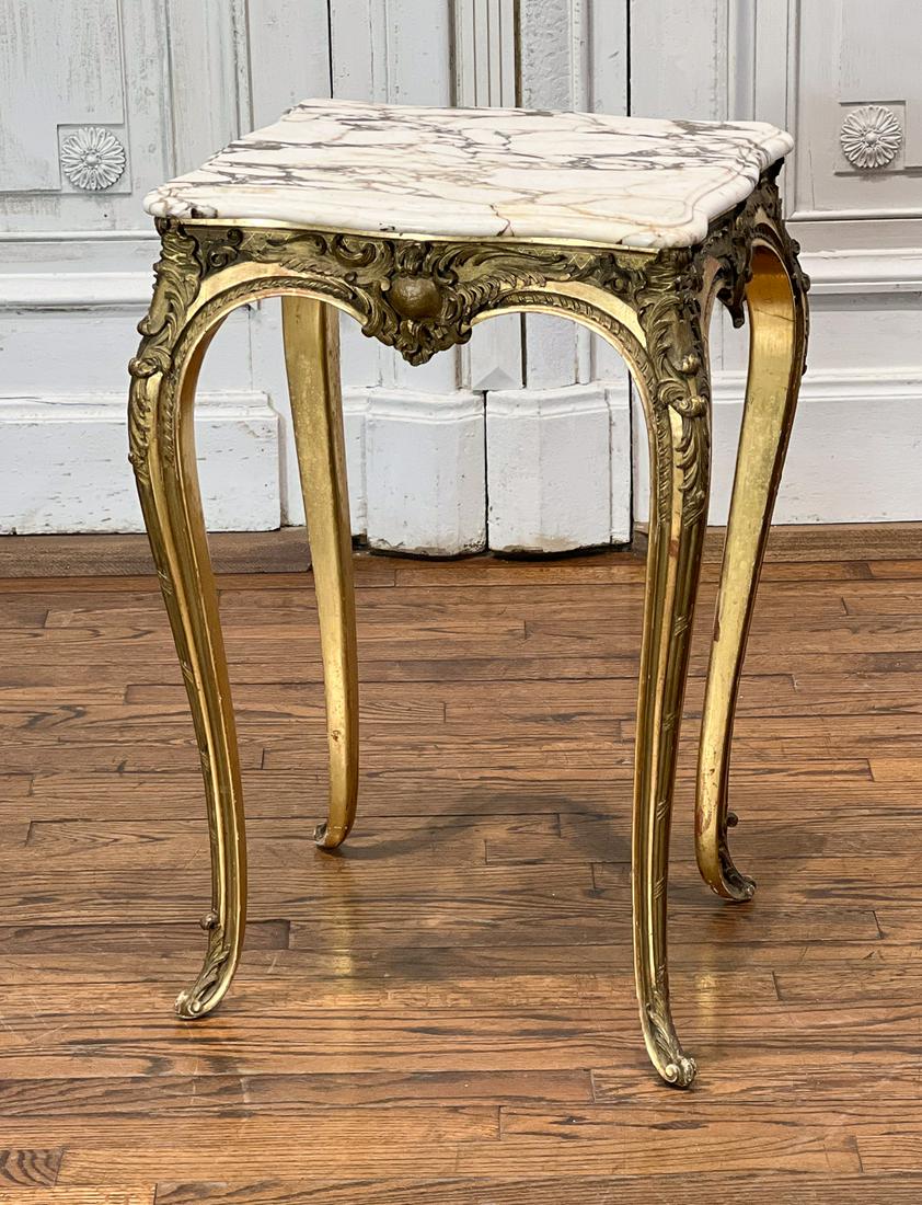Fine Roccoco Revival Giltwood Side Table (1 of 10)