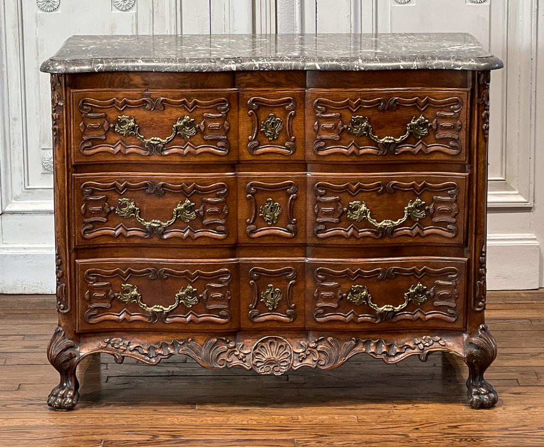 Provincial Oak Commode (1 of 12)