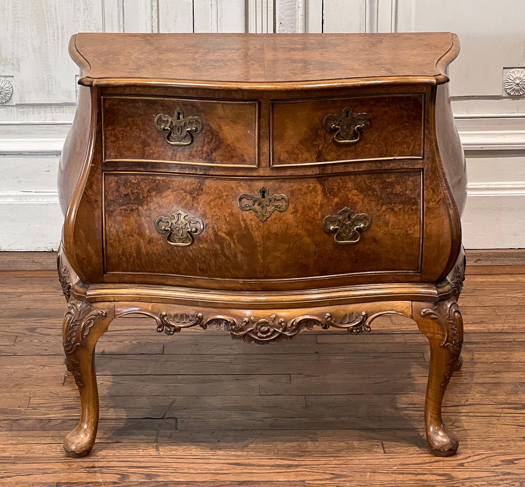 Italian Rococo Style Walnut Commode (1 of 10)