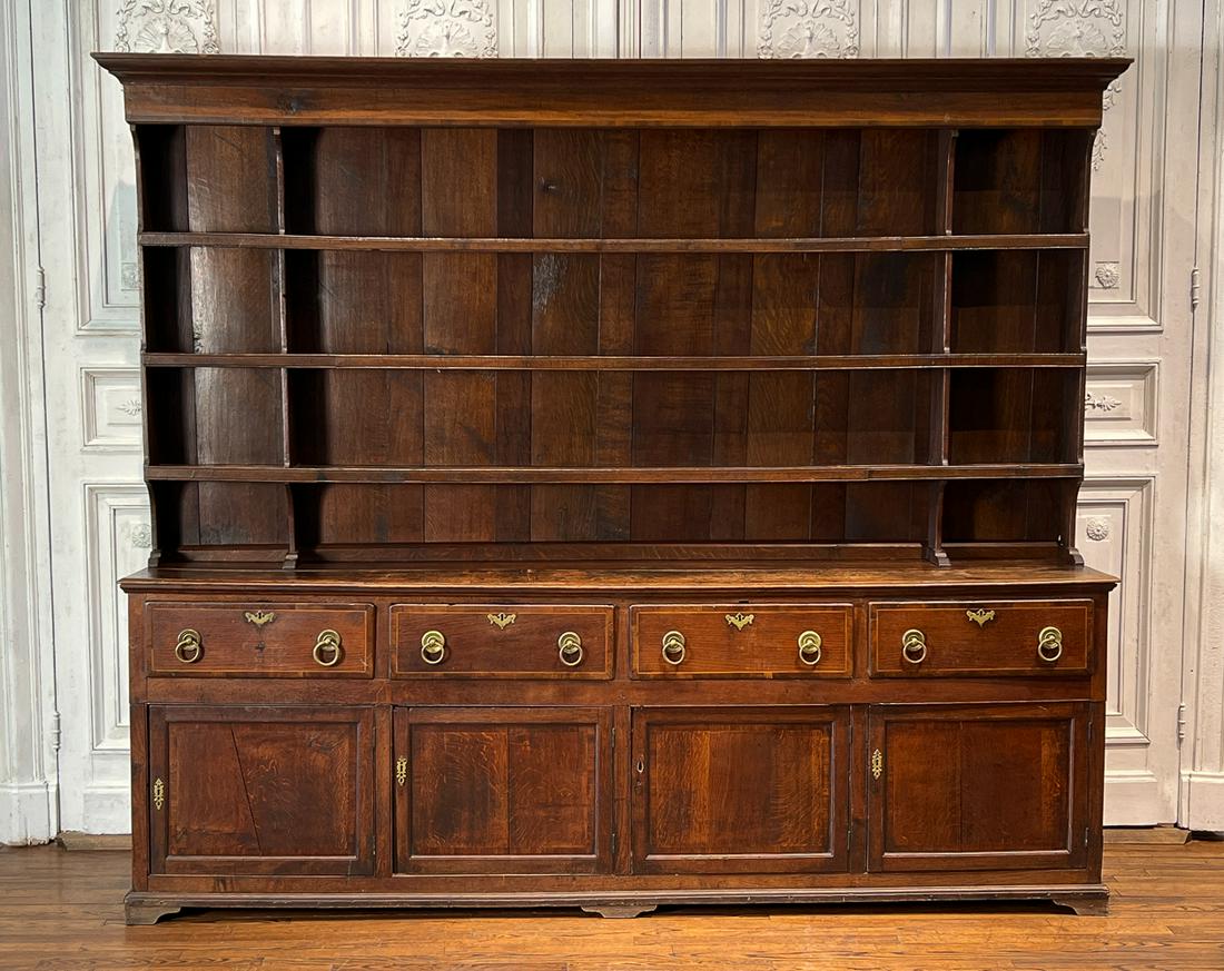 Large George III Oak Welsh Cupboard (1 of 14)