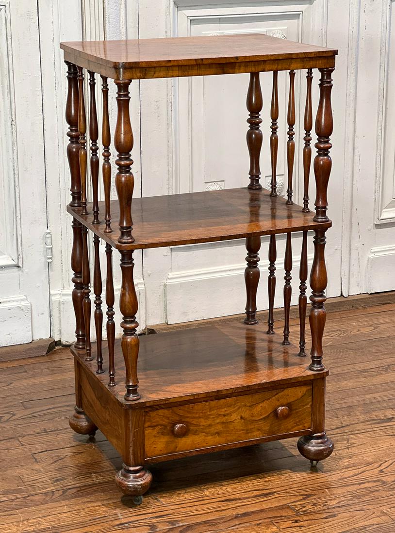 Edwardian Walnut What Not Stand (1 of 11)