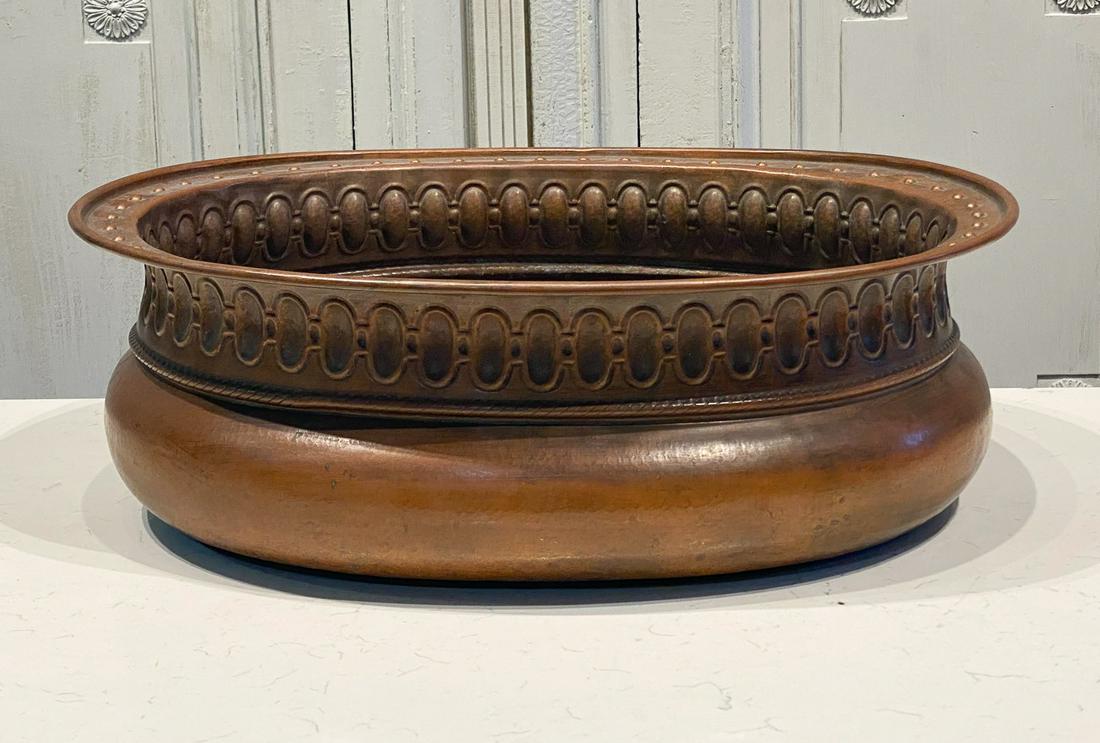 French Copper Jardiniere (1 of 3)