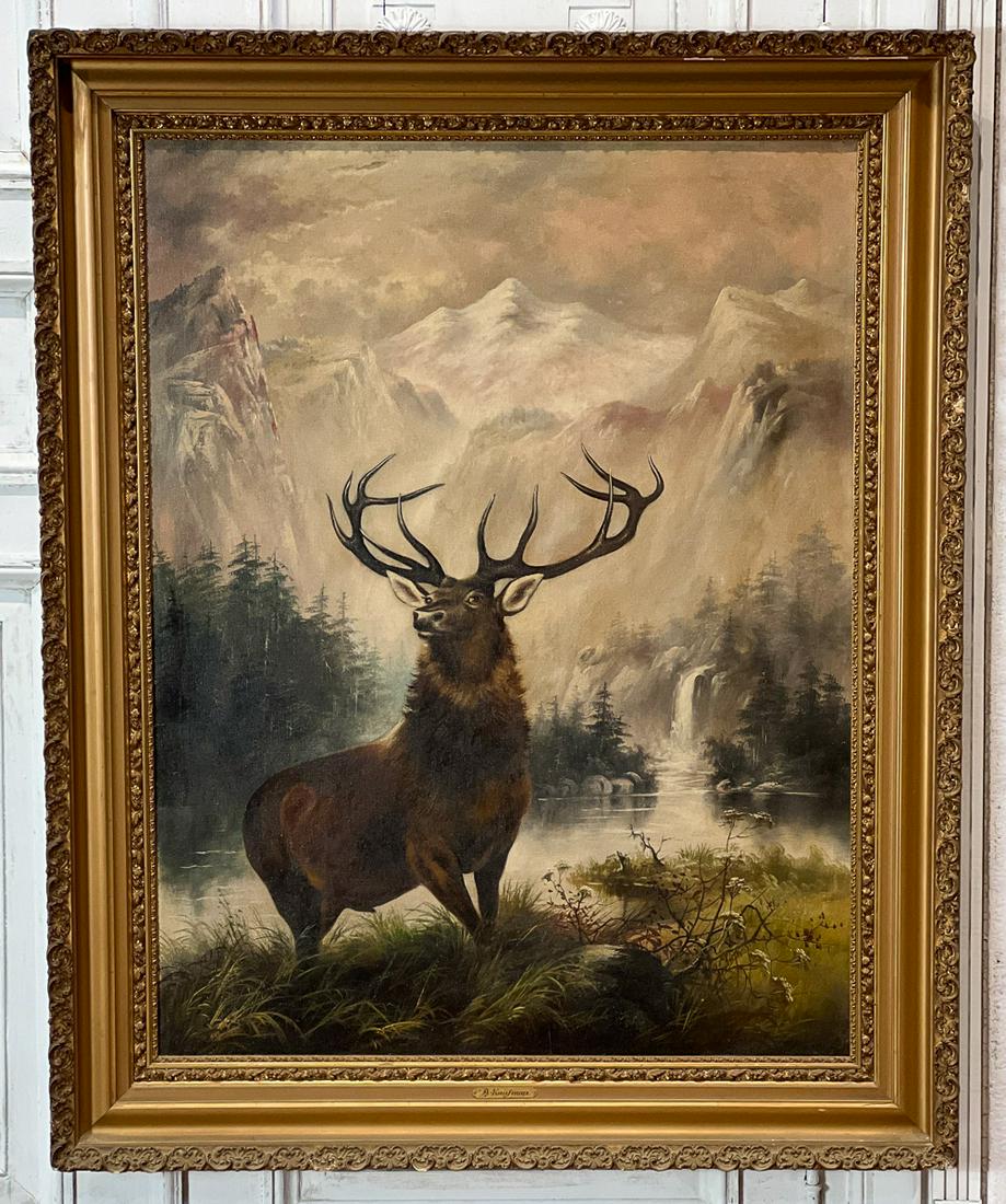 Monarch Of The Glen After Lanseer, Oil On Canvas (1 of 14)