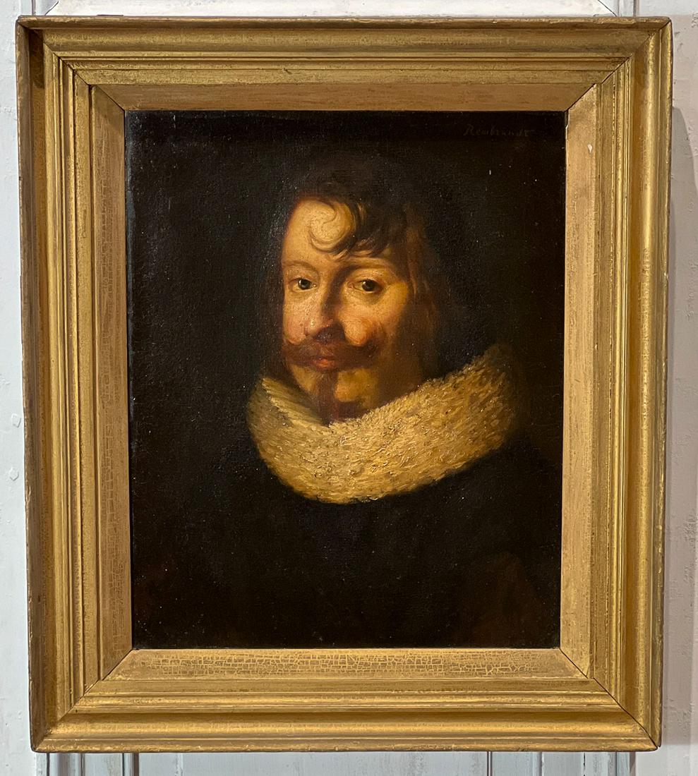 Portrait After Rembrandt, Oil On Canvas (1 of 10)