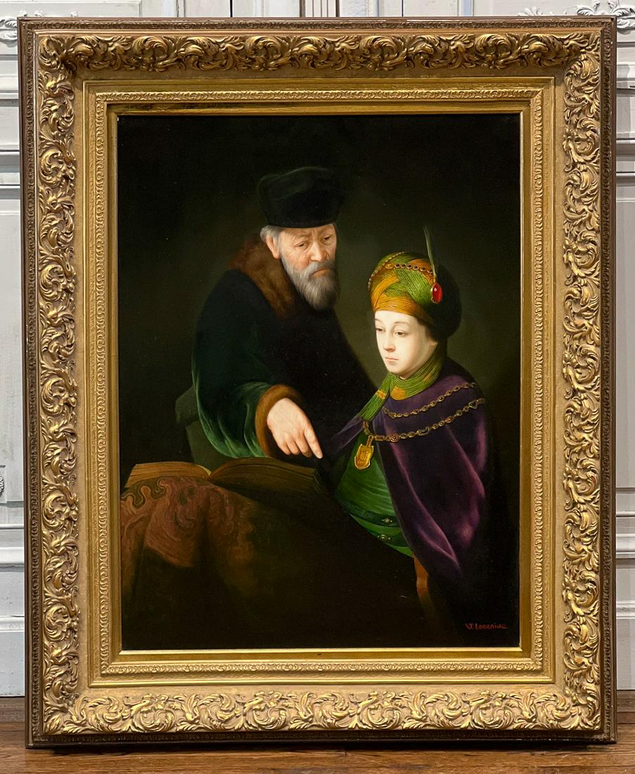 Dutch Old Master Style Oil On Canvas (1 of 8)