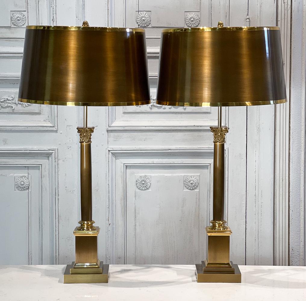 Pair Neoclassical Style Table Lamps (1 of 9)