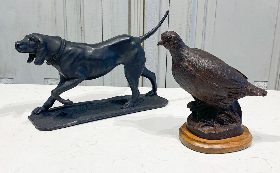 Two Sporting Cabinet Bronzes, One Harold Holden (1 of 4)