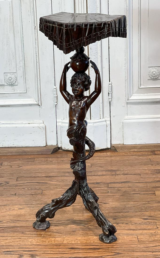 Venetian Carved Candle Stand (1 of 10)