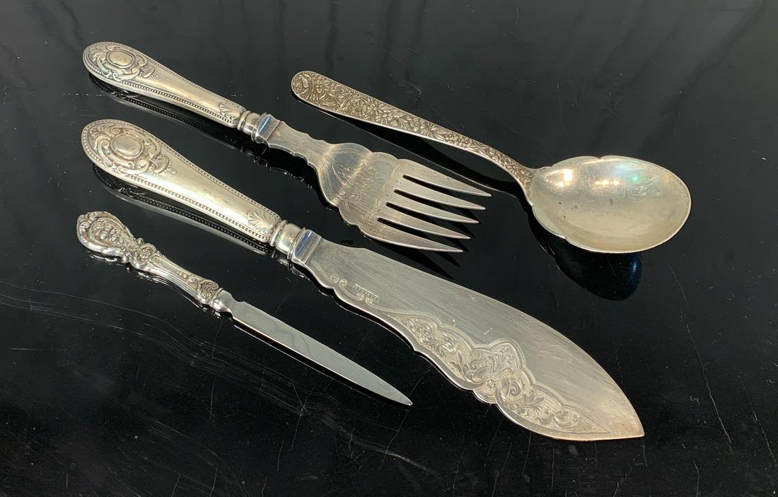 Sterling Flatware Group Of Four (1 of 8)